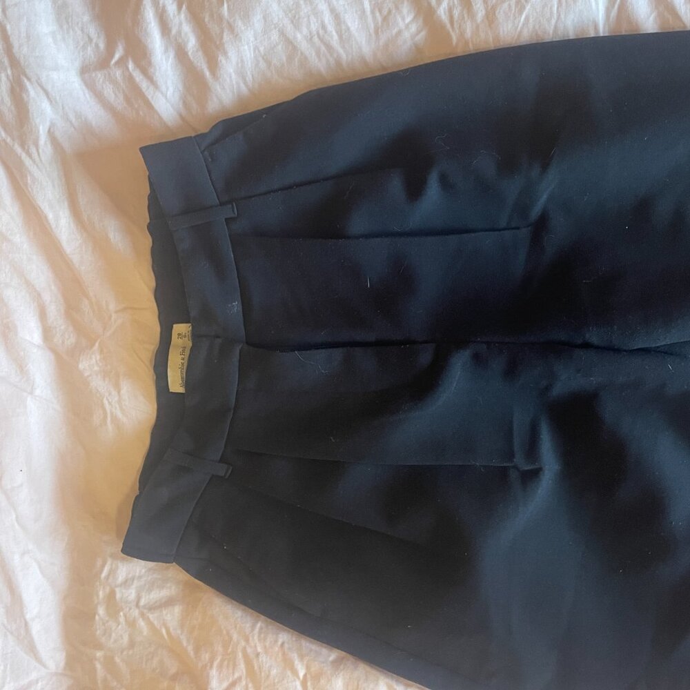 Abercrombie & Fitch Black Wide Leg Pants - Picture 2 of 6